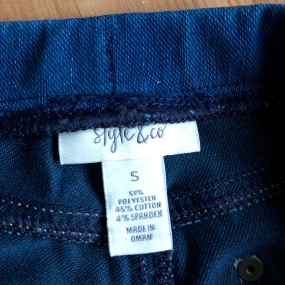 STYLE & CO Pull-On Jegging Blue Size Small Women’s - Picture 3 of 14